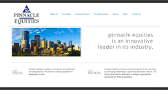 Desktop Screenshot of pinnacleequities.ca